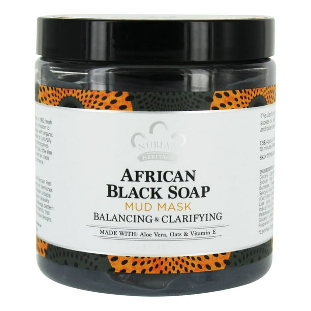 Nubian Heritage African Black Soap Facial Mud Mask Balancing