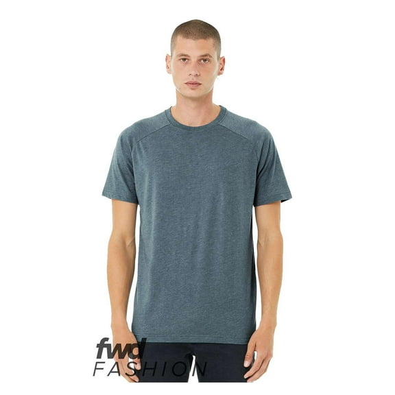 Bella   Canvas 3201 FWD Fashion Men's Heather CVC Raglan T-Shirt