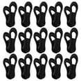 thumbnail image 1 of Miangastore 25 Pcs Plastic Towel Clips Bright Color Multi-purpose Windproof Clothespin Clothes Drying Hanger for Clothesline Utility (Black), 1 of 8