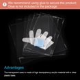 thumbnail image 3 of MECCANIXITY Acrylic Display Case Plastic Box Cube Storage Box Clear Assemble Showcase 10.2x4.3x14.1 Inch for Collectibles, 3 of 6