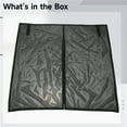 thumbnail image 5 of Car Trunk Mosquito Net Screen, Magnetic SUV Hatchback Cargo Area Mesh Curtain, Universal Fit Vehicle Rear Door Bug Shield, Nylon Privacy Shade with Magnets for Outdoor Camping, 5 of 5