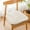 White, variant on Gifts Kcavykas Orthopedic Seat Cushion for Back Pain Plush Chair Seat Cushion, Soft Non-Slip Pad for Dining Chairs, Stools, or Shoe-Changing Benches Limited-Time