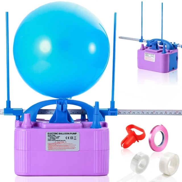 Inflador eléctrico de globos Air Pump Party Zealot, boquillas dobles, 110 V