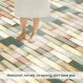 thumbnail image 4 of Amdohai 1PC Self Adhesive Wood Grain Retro Tile Stickers Waterproof PVC Removable Wall Stickers Decals DIY Wallpapers for Kitchen Bathroom Home Tidy Protection, 4 of 8