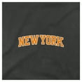 thumbnail image 4 of Men's-Stadium Essentials  Charcoal New York Knicks Get Back Oversized Vintage T-Shirt, 4 of 5