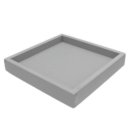 

Thicken Plastic Plate Flowerpot Tray Multi-functional Household Potted Support Leakproof Potted Base for Home Indoor Balcony (Grey Interior 20x20cm)