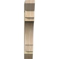 thumbnail image 2 of Ekena Millwork 4"W x 22"D x 26"H Merced Slat Rough Sawn Bracket, Douglas Fir, 2 of 4