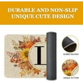 thumbnail image 4 of Fall Monogram Letter L Door Mat 30 X 17 Inch Family Last Name Initial Welcome Doormat Indoor Outdoor Entrance Floor Rug Non Slip Fall Autumn Thanksgiving Decor Rubber Mats, 4 of 5