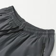 thumbnail image 4 of Aayomet Mens Gym Shorts Color Loose Casual Pants Solid Shorts Straight Embroidered Summer Men Drawstring Men's (Grey, L), 4 of 5