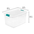 thumbnail image 5 of Sterilite 106-Qt Latching Storage Box (4-Pack) & 64-Qt Container (12-Pack), 5 of 11