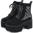 thumbnail image 1 of Side Zipper Thick Soled Martin Boots Shoes for Women Girls, 1 of 7