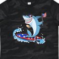 thumbnail image 4 of Inktastic Fourth of July Shark Surfing Boys or Girls Toddler T-Shirt, 4 of 5