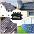 thumbnail image 2 of TFixol 600W Solar Grid-Tie Micro Inverter with WiFi Control, IP65 Waterproof, 120V/230V Output, MPPT Tracking, High Efficiency, Indoor/Outdoor Use, Black, US Standard, 2 of 6