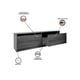 thumbnail image 5 of Baúl de Almacenamiento Banca Pie de Cama, Banco Organizador para Recámara, Mueble Multifuncional para Dormitorio., 5 of 6