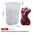 thumbnail image 4 of Cuerpo Humano 3D, Molde De Silicona De Resina, Molde Artesanal De Resina De Cuerpo Masculino Femenino Para Velas Diy, Jabón De Chocolate Vogacara HA042628-00, 4 of 6