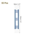 thumbnail image 2 of Uxcell Pack of 50 Money Band Bundles, Self-Adhesive Bill Wrappers Money Wrappers Money Straps, 7.6x1.14 Inch, Blue, 2 of 7
