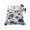 SteelBlue, variant on Queen Flat Sheet 90"x102", Navy Blue Floral Soft Lightweight Bedding Flat Sheets Only, Spring Retro Botanical Flowers Brushed Microfiber Top Bed Sheet, Breathable StainResistant Bedsheets