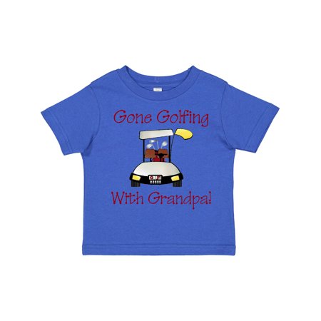 

Inktastic Gone Golfing with Grandpa Gift Toddler Boy Girl T-Shirt