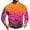 Hot Pink_008, variant on Halloween Shirts for Men Casual Funny Pumpkin Print Loose 3/4sleeve Crew Neck Shirts 2026 New Trendy Comfortable Vintage Lightweight Top Black S