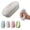 White, variant on Bread Squishies, Bread Slow Rising Squishies, Moldable Slow Rebound Cute Butter Squeezes Stress Balls,Realistic Big Rice Cake Soft Squeeze Balls for Anxiety Relief Party Favors Gift