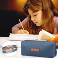 thumbnail image 5 of Estuche para lápices de gran capacidad, estuche para lápices de lona con cremallera, organizador de papelería Namotu CPB-US-XD101-3, 5 of 5
