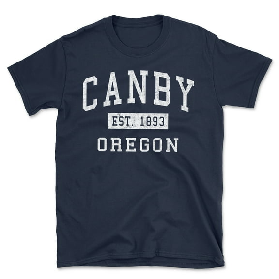 Canby Oregon Classic Established Men's Cotton T-Shirt