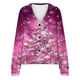 thumbnail image 5 of Puntoco Chaqueta De Punto Informal Con Botones Y Estampado Navideño Para Mujer, 5 of 5