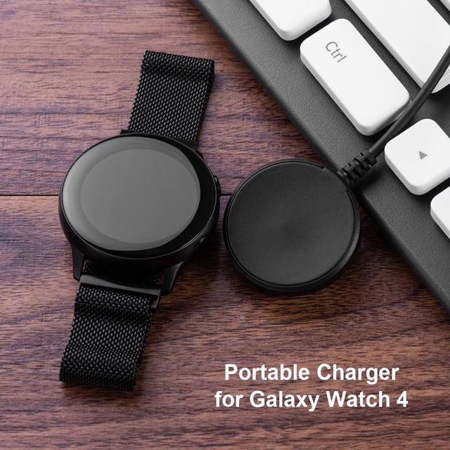 Cargador para Samsung Galaxy Watch 4 Smartwatch Cable de base de carga USB de 1 m