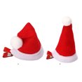 thumbnail image 3 of Bewildely Pinza de pelo de Navidad para niños y adultos, sombrero de Navidad colorido, gorros de horquilla, decoración en forma de horquilla, Kits de decoración para fiestas Sombrero plegable, 3 of 6