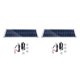 thumbnail image 4 of Eigraketly Kit de panel solar Dual USB Generador solar portátil de energía de celda solar para campamento de caravanas Senderismo Viajes sin ventilador 2Conjunto, 4 of 6