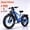Blue, variant on Peak 8000W Dual Motor Bike for Adults, 52V 30Ah Max 45MPH & 100 Miles Range, 26" Fat Tire Full Suspension for All Terrain 400lbs Capacity UL2849