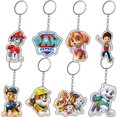thumbnail image 2 of Llaveros de la patrulla canina para niños, suministros para fiesta de cumpleaños, relleno de bolsa de regalo, decoración de fiesta de recompensa de Carnaval escolar, 8/16 Uds., 2 of 4