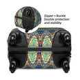 thumbnail image 4 of Easygdp Round Mandala1 Print Elastic and Washable Suitcase Protective Cover with Hidden Zipper Fits 18-32 inch Luggage -Small, 4 of 9