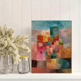thumbnail image 2 of Qisvanset Geometric Patchwork Abstract Canvas Print 12x16 Inch Dining Room Art, 2 of 8