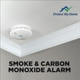 thumbnail image 6 of Smoke and Carbon Monoxide Detector Combo - CO & Smoke Alarm System with Hush Function, Self-Test Button, 10-Year Built-in Battery - Easy to Install, for Home & Office, 6 of 6