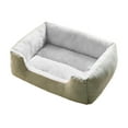 thumbnail image 2 of Frogued Plush Pet Nest Orthopedic Dog Sofa Bed for Small Medium Dogs Soft Cat Couch Washable Cat/Puppy Sleeping Bed (Green,M), 2 of 13