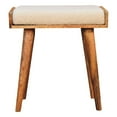 thumbnail image 2 of Functional Home Footstool - Boucle Cream Tray Style. Foam Filled. Wood & Fabric. 20.12in Depth X 14.01in Width 20.59in Height. 17.97lb Inviting Furniture Elevate Your Decor. Made Of D W H., 2 of 6