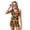 Giraffe Print Pattern, variant on Tutolipy Vibrant Tropical Hibiscus Floral Print Girls 2-Piece Tankini Swimsuit Set, Removable Pads Sleeveless Girls' Swim Shorts Summer Beach Wear Girls Swimsuit Size 8-9 Year Old