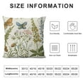 thumbnail image 5 of GOSMITH  Spring Floral Throw Pillow Covers Flower and Butterfly Pillow Cover Plant Farmhouse Decorative Pillowcases for Couch Bed Sofa Living Room Outdoor, 5 of 5