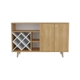 thumbnail image 1 of Mueble Bar con 2 Puertas y Cava RTA para 6 Botellas Color Madera y Blanco, 1 of 3