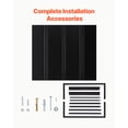 thumbnail image 5 of VEVOR Fixed Metal Awning 44 x 24 in, Window Awning Door Canopy, Stable Triangle Steel Frame Awnings for Doors Exterior Rain, and Snow Sunlight Protection for Door Entrance, Windows, Porches, 5 of 9
