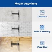 onn Outdoor Tilt Tv Wall Mount for 37-90,Tilts +12/-12 Degrees