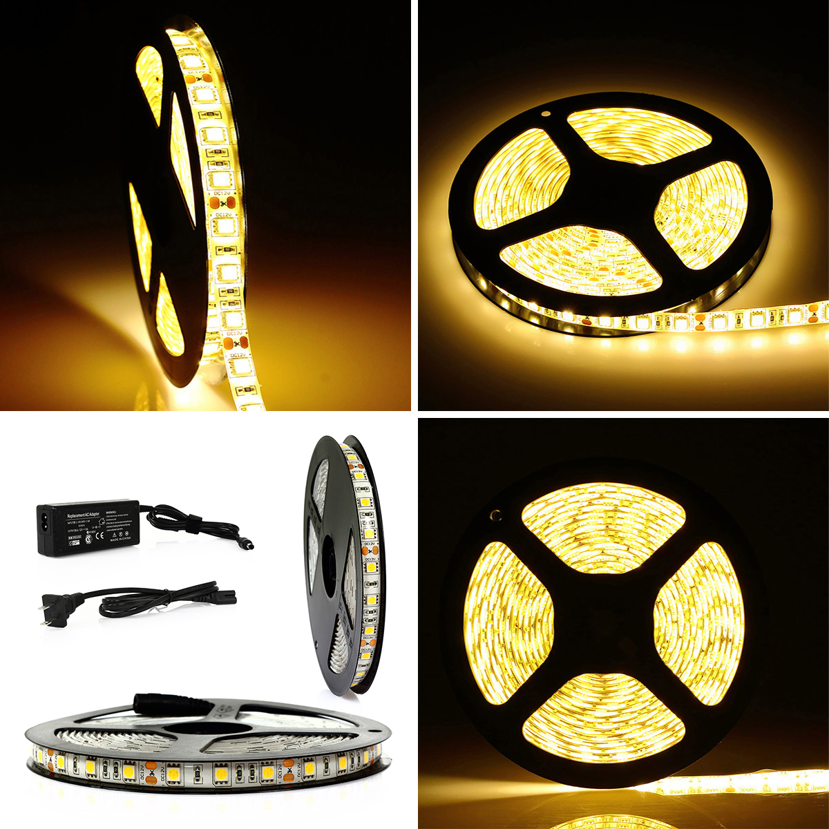 CoastaCloud 5M 5050 Waterproof Led Strips 300 LEDS Flexible Strip Tape