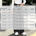 thumbnail image 3 of hotojiny Girls Wide Leg Sweatpants Polka Dot Print Baggy Pant with Drawstring Casual Elastic Waist Loose Athletic Pants(Black,11-12 Years), 3 of 6