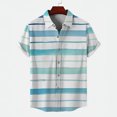 thumbnail image 3 of Camisas a rayas para hombre Camisas duraderas y frescas Camisas de vestir para hombre Camisas clásicas de color liso Ropa de diseñador de moda asequible para hombre Ropa formal, 3 of 5