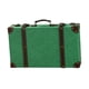 thumbnail image 1 of Maleta vintage con asa, maleta retro para fiestas, viajes y chicas. Verde, 1 of 9