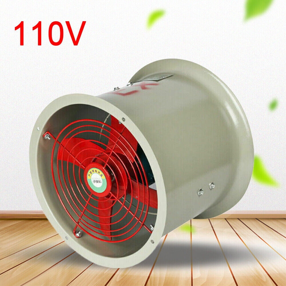 110V 12" Explosion-proof Fan Axial Pipe Spray Booth Paint Fumes Exhaust Fan