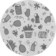 thumbnail image 1 of Ahgly Company Machine Washable Indoor Square Transitional Platinum Gray Area Rugs, 3' Square, 1 of 7