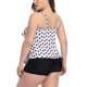 thumbnail image 4 of Gibobby Trajes de Baño para Mujer Halter Push Piece Up Mujeres Dos Conjunto de traje de baño sólido Bikini High Cut Up Lace Sexy Trajes de baño Tankinis (Negro,G), 4 of 4