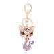thumbnail image 3 of Adorable adorno de gato para regalar (rosa) Colgante de bolso con dije de gatito personalizado, 3 of 6